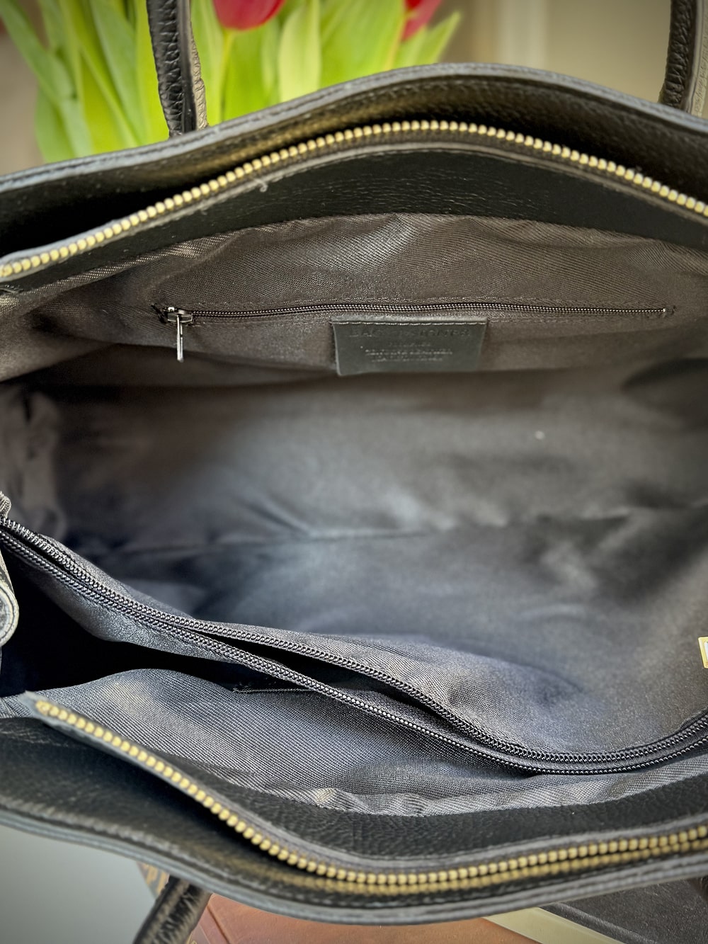 Pink grained leather frame bag